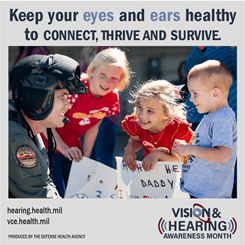 Vision Hearing Awareness connect Infographic