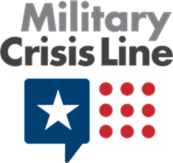 Social media graphic for Military Crisis Line