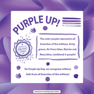 Link to Infographic: Month of the Military Child Graphic