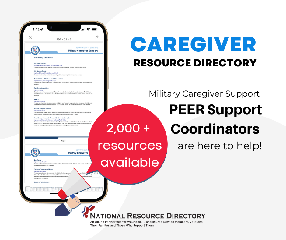 Link to Infographic: E-Caregiver Resource Directory 4