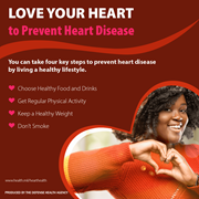 Link to biography of Love Your Heart: Prevent Heart Disease