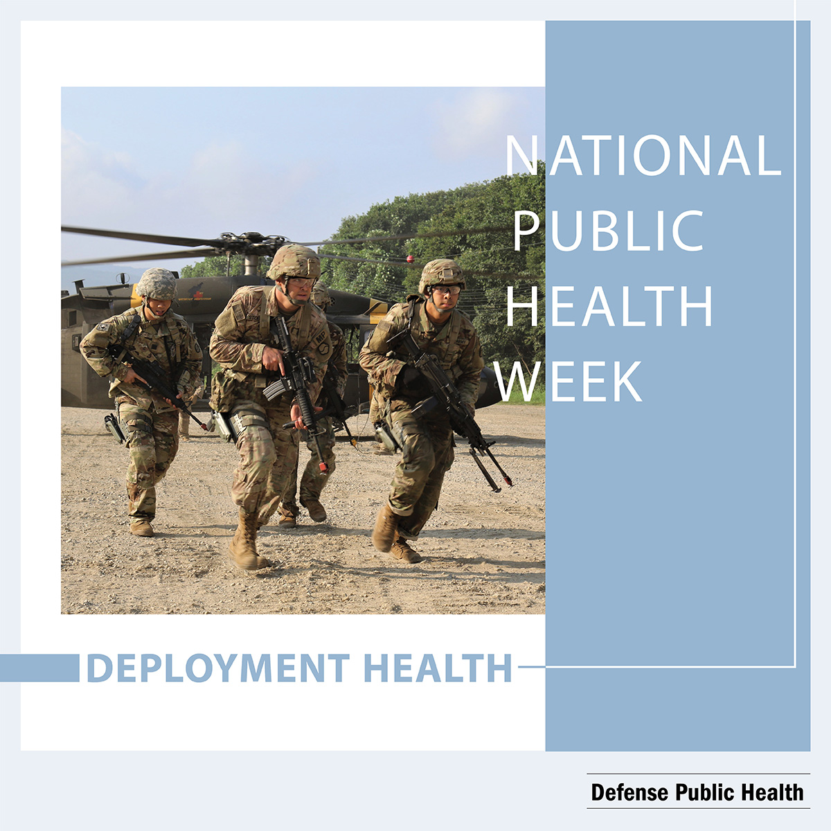 Link to Infographic: National Public Health Week - Deployment Health