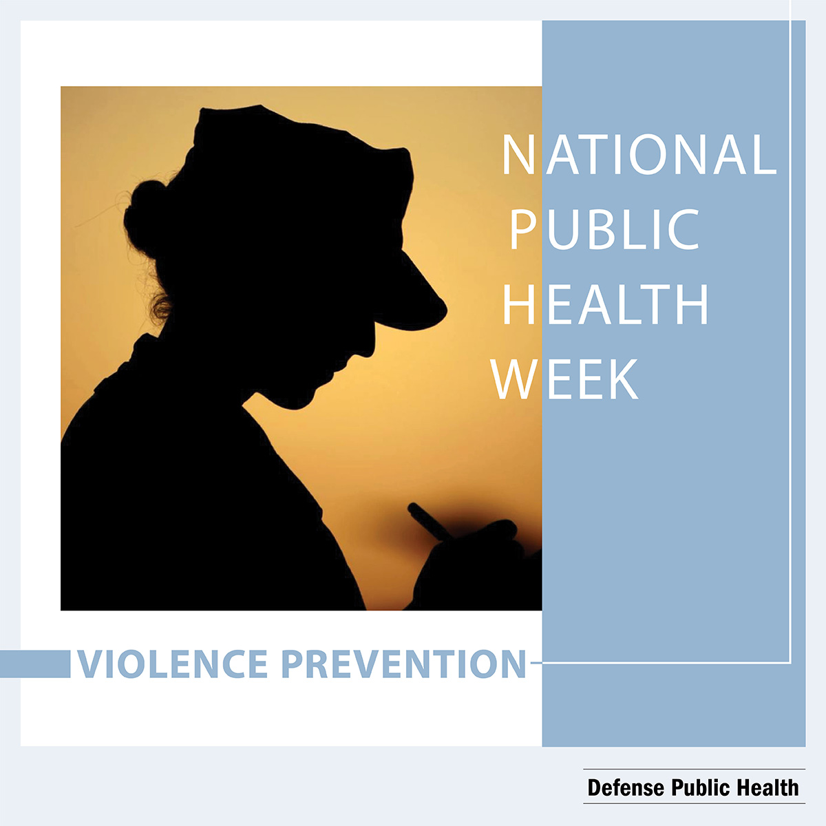 National Public Health Week - Violence Prevention