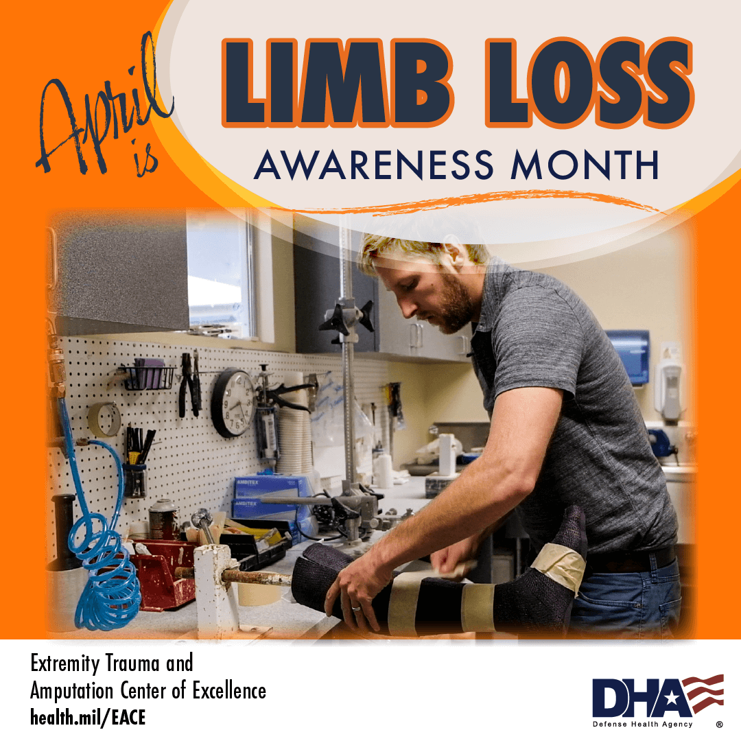 Link to Infographic: Limb Loss Awareness Month Provider Infographic