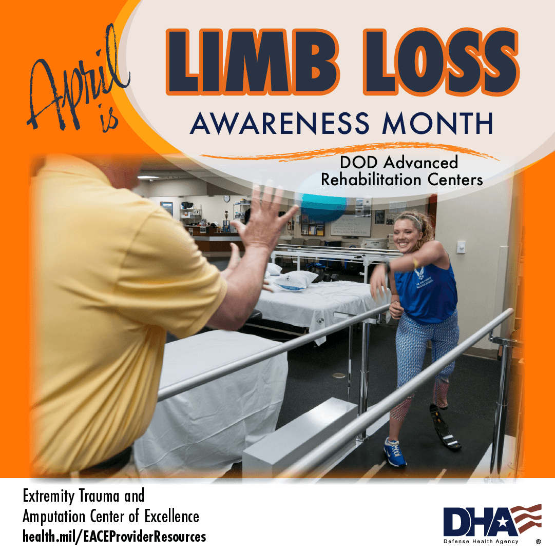 Link to Infographic: Limb Loss Awareness Month Rehab Infographic