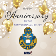 Link to biography of Army Chaplain Corps Anniversary (July 29)