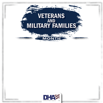 Link to Infographic: Veterans And Military Families Month frame