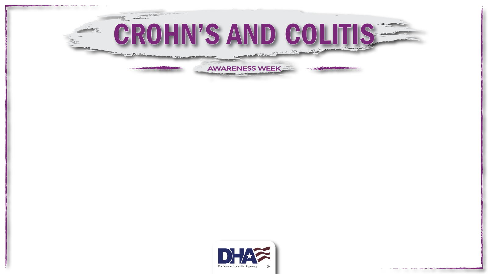Crohns and Colitis Awareness Week screensaver