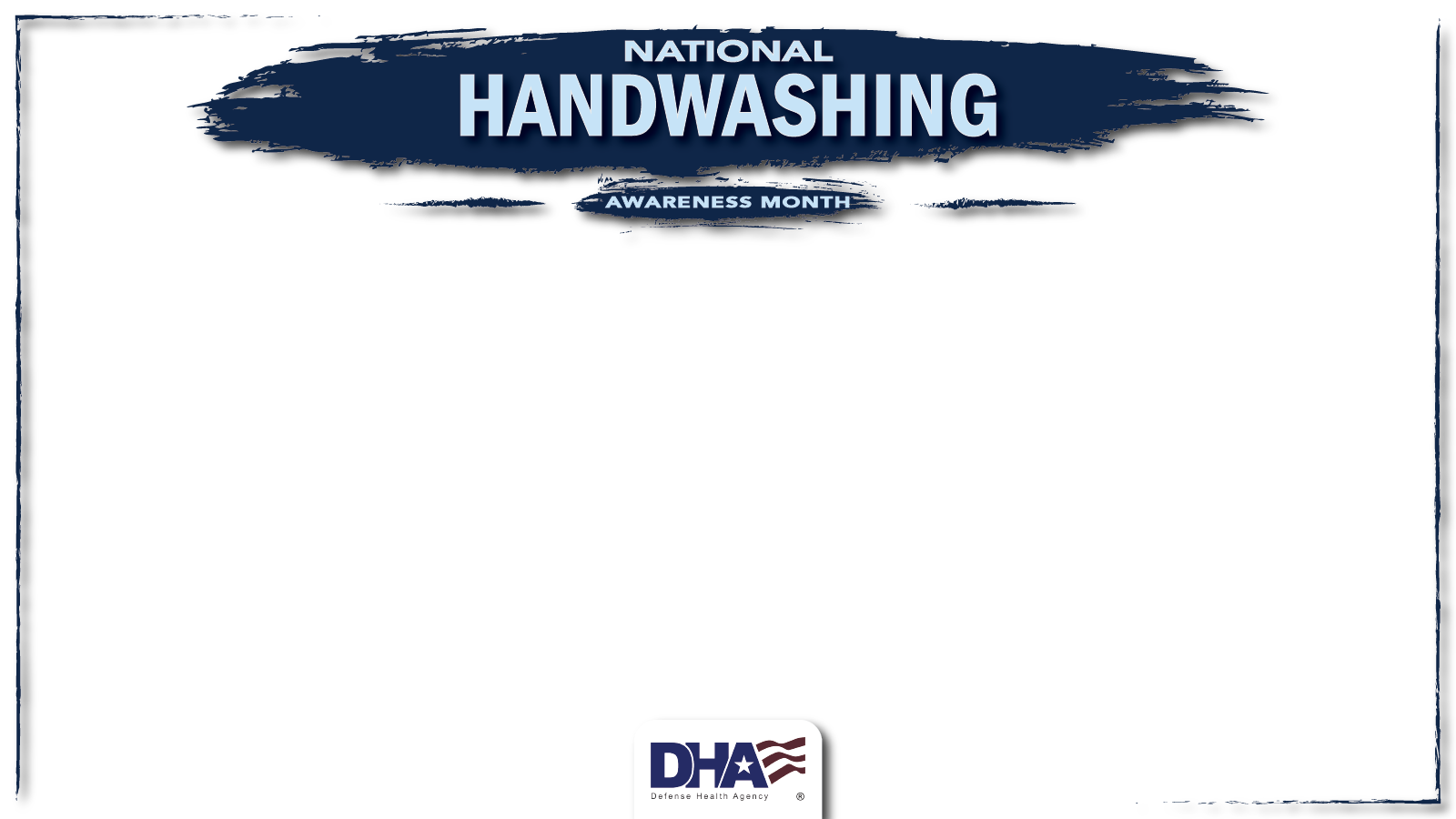 National Handwashing Awareness Month screen