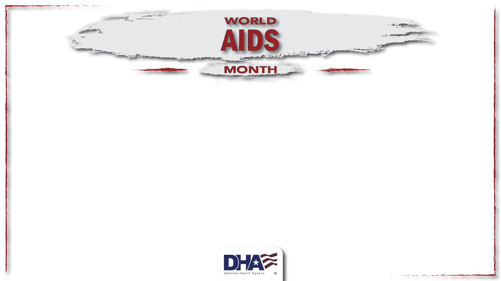 World AIDS Month screen