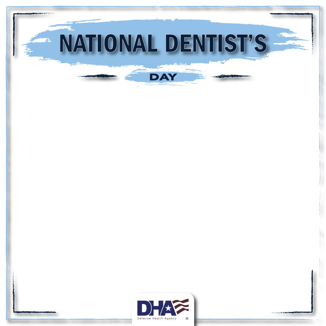 Link to Infographic: National Dentist's Day overlay frame
