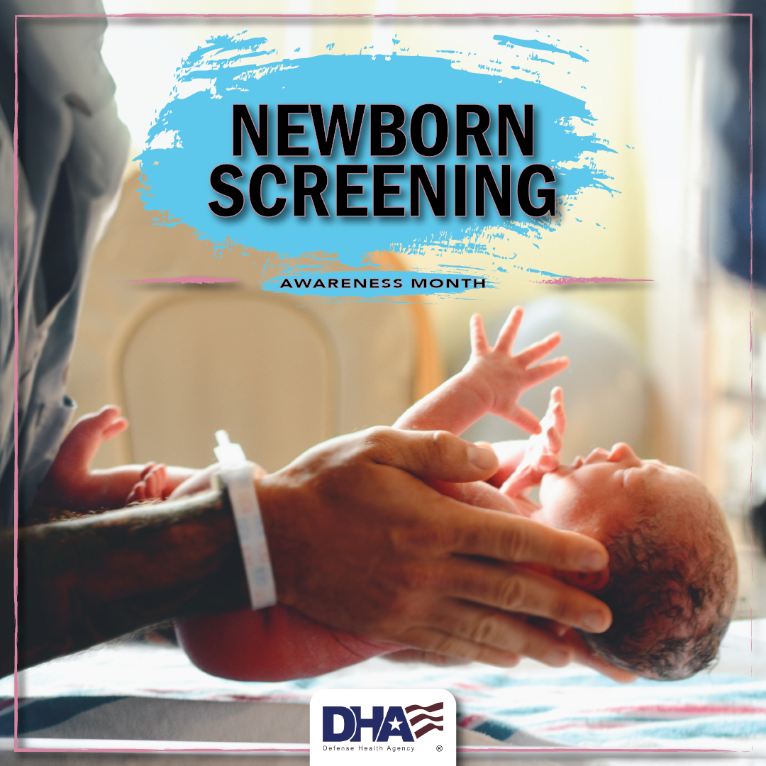 Link to Infographic: Newborn screenings are vital to identifying conditions that can impact a child’s long-term health.   Early detection, diagnosis, and intervention, empower doctors to initiate treatment and give the best possible opportunities for each child.   Learn more about newborn screenings from @TRICARE during #NewbornScreeningAwareness Month: www.tricare.mil/newborn 