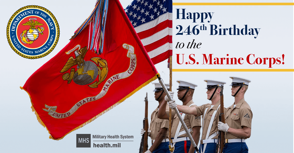 Happy 246th Birthday to the U.S. Marine Corps!