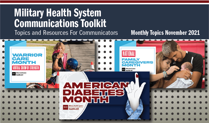 Military Health System Communications Toolkit Topic and Resources for Communicators - Monthly Topics November 2021