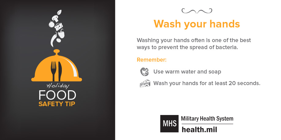Holiday Food Safety Tip: Wash Your Hands