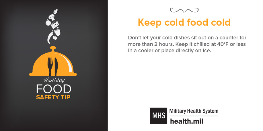 Holiday Food Safety Tip: Keep Cold Food Cold