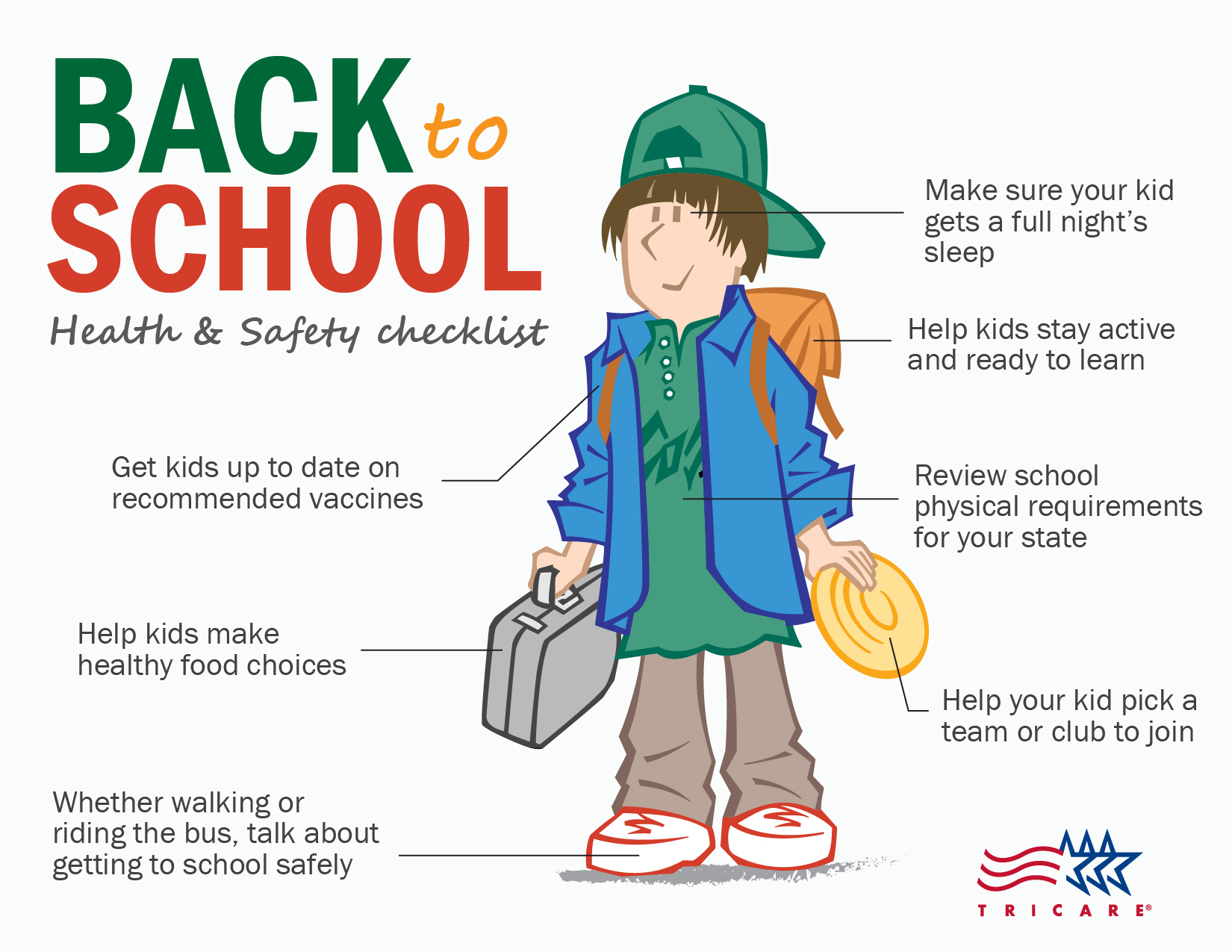 Link to Infographic: Health and Safety Checklist for Back to School