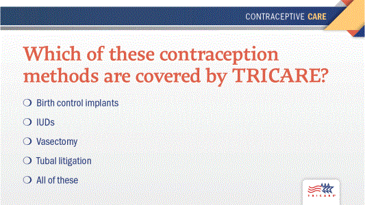 Walk-In Contraceptive Care Quiz A