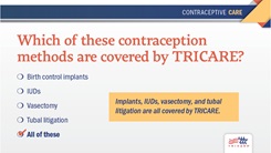 Walk-in Contraceptive Care Infographic