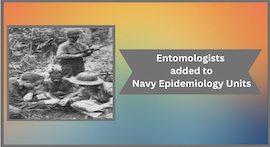 Entomologists Added t o Navy Units
