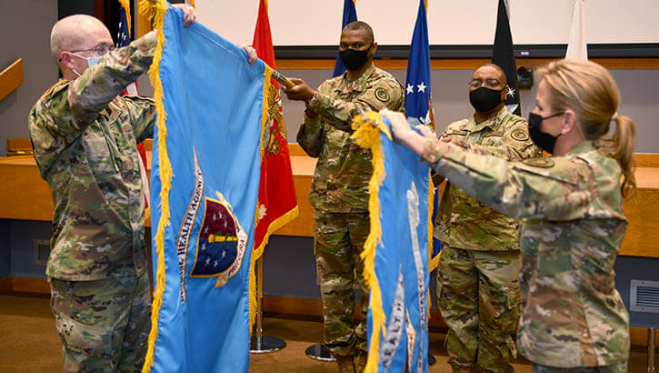 Image of The Defense Health Agency officially established the Small Market and Stand Alone Military Treatment Facility Organization, or SSO, during a ceremony at Joint Base San Antonio-Kelly Field in Texas on Dec. 14.