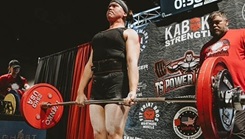 U.S. Navy Lieutenant Commander Holly Vickers competed in the United States Powerlifting Association’s Virginia Beach Classic on March 26, 2022, taking home the top spot for her weight class. Photo used with permission from DVXT Images. (Photo: Naval Medical Center Camp Lejeune Public Affairs)