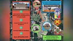 The relocation of the Fontaine Troop Medical Clinic and the Fort Johnson Department of Public Health to Bayne-Jones Army Community Hospital