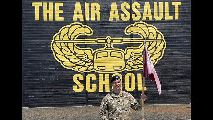 Image of Army Doctor Earns Top Honors at Air Assault School at Fort Campbell.