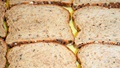 Close up picture of slices of bread 