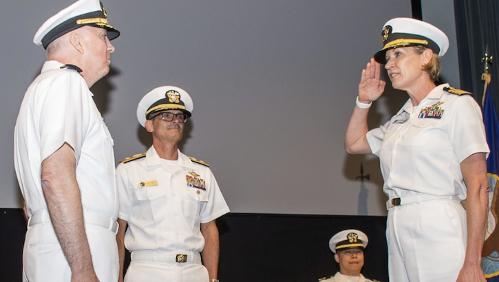 Change of command ceremony at Navy Medicine Readiness Training Command Bremerton