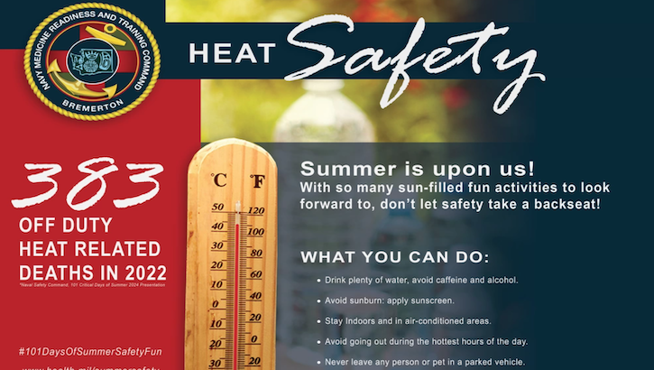 Heat Safety graphic