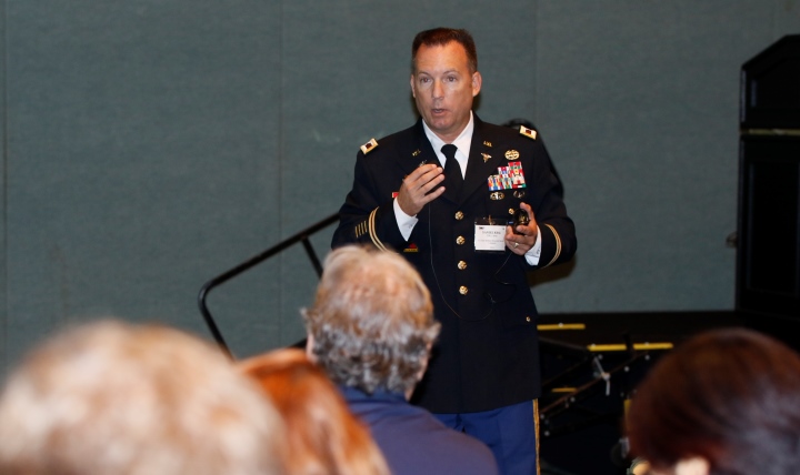 Col. Daniel Kral, director of the Telehealth & Advanced Technology Research Center for the Army’s Medical Research & Material Command, Ft. Detrick, Maryland, discussed how health information technology improves access to care.