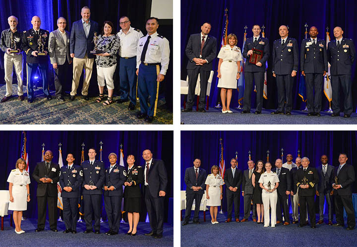 Link to Photo: On July 24, 2018, at the Defense Health Information Technology Symposium in Orlando, Fla., Service members and employees from across the Military Health System were recognized who have made significant contributions and demonstrated outstanding excellence and achievement in Health Information Technology (HIT) in the past year. 