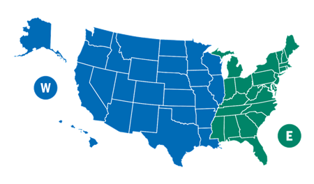 TRICARE regional map