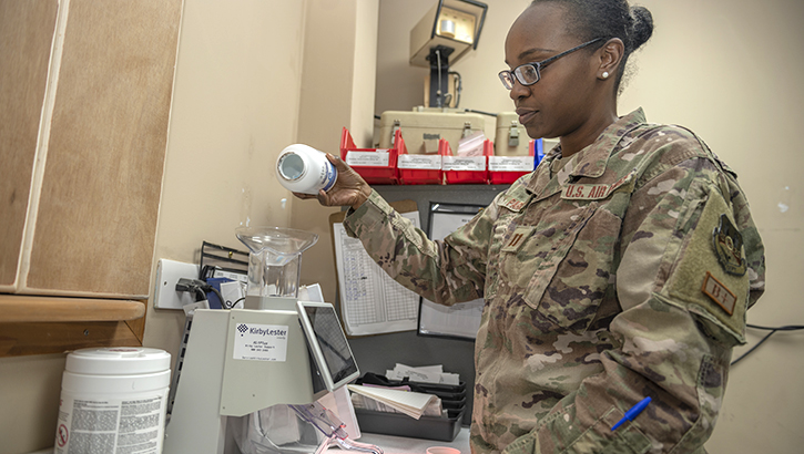 Opens larger image for Military Pharmacists Face Unique Challenges While Deployed
