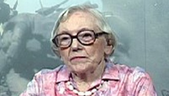 Link to Photo: Still from video interview of retired U.S. Army nurse (Maj.) Kathryn M. Doody taken on May 27, 2004, when she was 87 and donated to the collection of the Library of Congress. Doody detailed her experiences as an Army surgical nurse at Tripler Army Hospital on Pearl Harbor Day, Dec. 7, 1941.