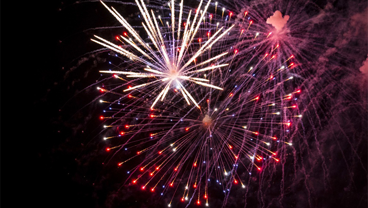 Image of Picture of fireworks. Click to open a larger version of the image.