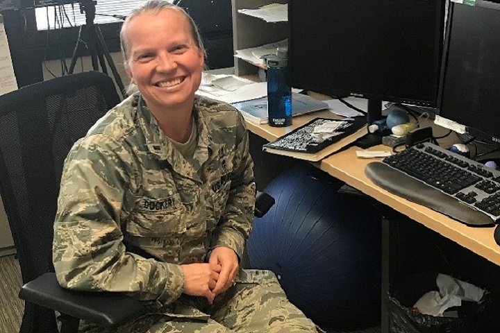 Air Force 1st Lt. Danielle Dockery is a licensed clinical social worker with the 88th Medical Group’s Intensive Outpatient Program. (Courtesy photo)