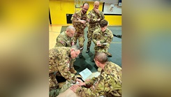 U.S. Army Reserve soldiers from the 7th Mission Support Command's 2500th Digital Liaison Detachment partnered with the Italian Military Red Cross and the 173rd Airborne Infantry Brigade for combat medical training