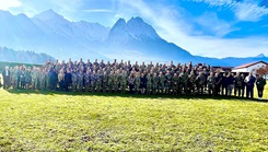 More than 300 U.S. military medical leaders, healthcare providers and civilian medical counterparts from across Europe, Africa and the continental United States took part in the 2024 Health and Readiness Symposium held Nov. 5 - 8 in Garmisch, Germany. The primary focus of the symposium was on building excellence in healthcare, innovation, and readiness among U.S. military medical forces in Europe and Africa as well as enhancing readiness through quality patient outcomes and military population health. (Photo Credit: Kirk Frady)