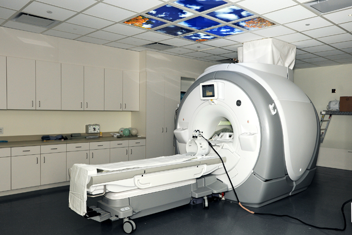 As well as providing high-resolution clinical imaging capabilities, the 3T Magnetic Resonance Imaging (MRI) scanner used at the NICoE provides researchers access to cutting-edge image acquisition methods, such as multiband diffusion tensor imaging (DTI) and echo planar imaging (EPI) sequences. (Photo courtesy of NICoE)