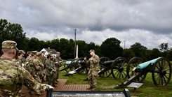 Nearly 300 students from the Uniformed Services University of the Health Sciences participated in a 30-year-old-tradition of marching through the battlefield of Antietam on Aug. 20