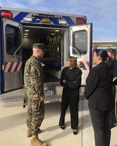 “Achieving level III trauma designation is not just granted to any facility that applies — there is a medical rigor and standards that must be met,” said Navy Vice Admiral Raquel C. Bono, Director, Defense Health Agency. (Courtesy photo)