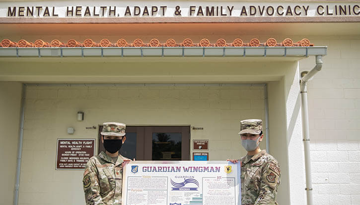 The Military Health System has a wide network of specialized professionals to support mental health. 