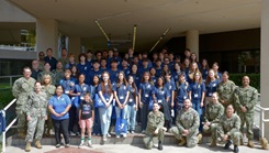  VolunTEEN summer program participants pose for picture