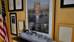 Memorial painting of David Ray, Medal of Honor Recipient