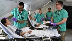 U.S. Army Nurses at Blanchfield Army Community Hospital in Fort Campbell, Kentucky, are part of the U.S. Army’s ready medical force, capable of deploying, establishing, and maintaining medical support, like field hospitals, anywhere the force needs it. National Nurses Week, May 6-12, is a time to formally recognize the contributions of nurses. (Photo courtesy of U.S. Army)