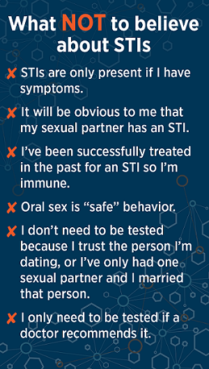STI myths (MHS graphic)