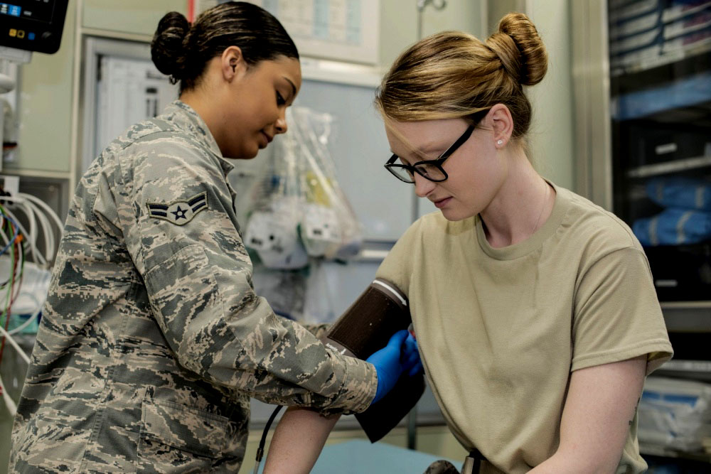 The sudden onset of a high fever and other symptoms may call for a visit to the emergency room to rule out toxic shock syndrome. (U.S. Air Force photo by Airman Xiomara M. Martinez)