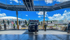 Inside the hull of the Guam